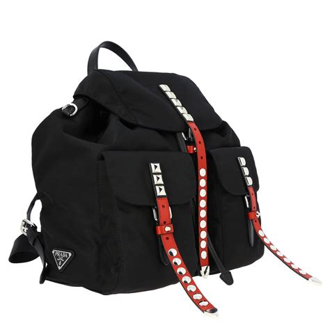 prada rucksack mit nieten|Prada.